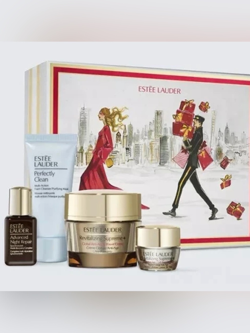 Estee Lauder Resilience Peptide, Perfectionist Pro & Perfectly Clean 4pc Set NEW